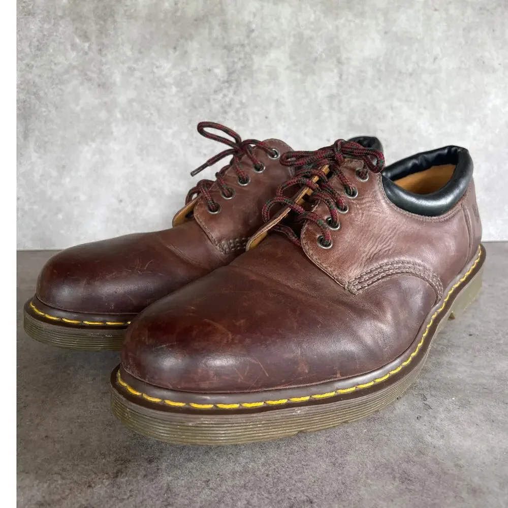 Dr. Martens 8053 5-eye casual shoes brown oxfords chunky grunge mens dressy